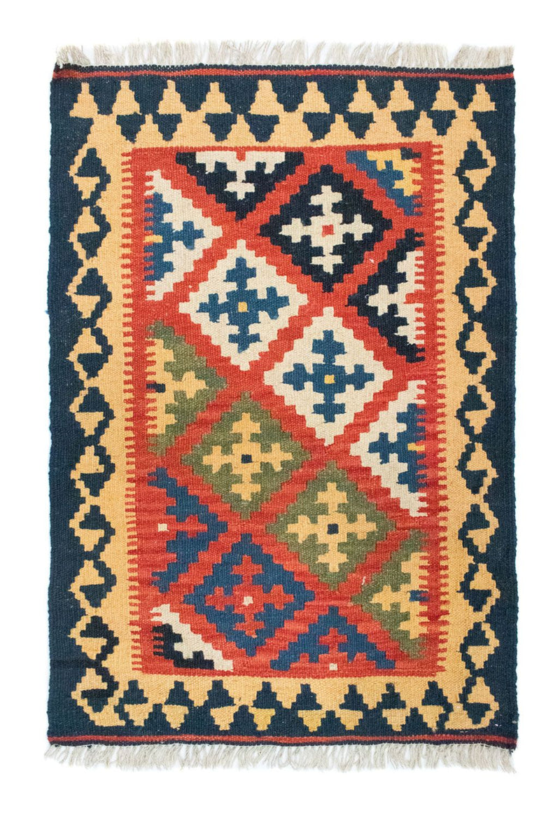 Alfombra Kelim - Oriental - 90 x 62 cm - naranja