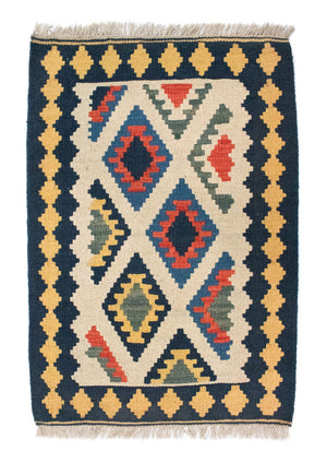 Alfombra Kelim - Oriental - 97 x 66 cm - beige