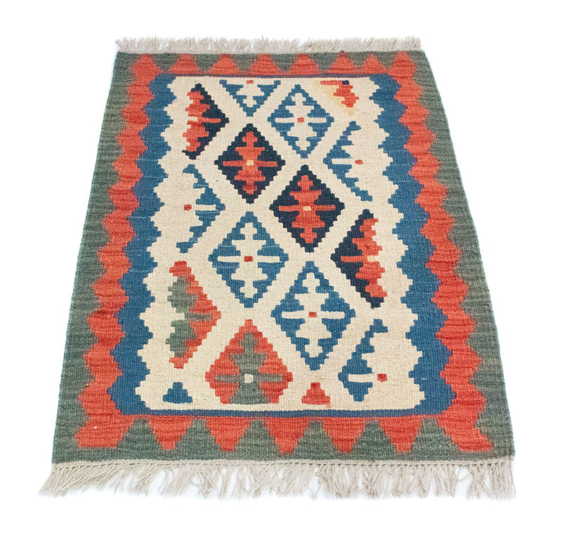 Alfombra Kelim - Oriental - 90 x 65 cm - beige
