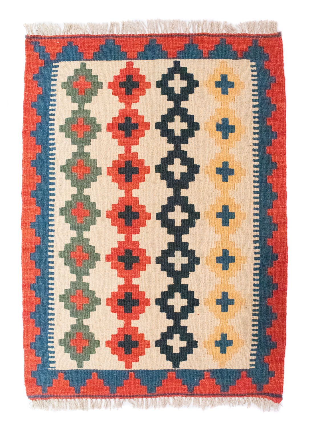 Alfombra Kelim - Oriental - 86 x 62 cm - beige