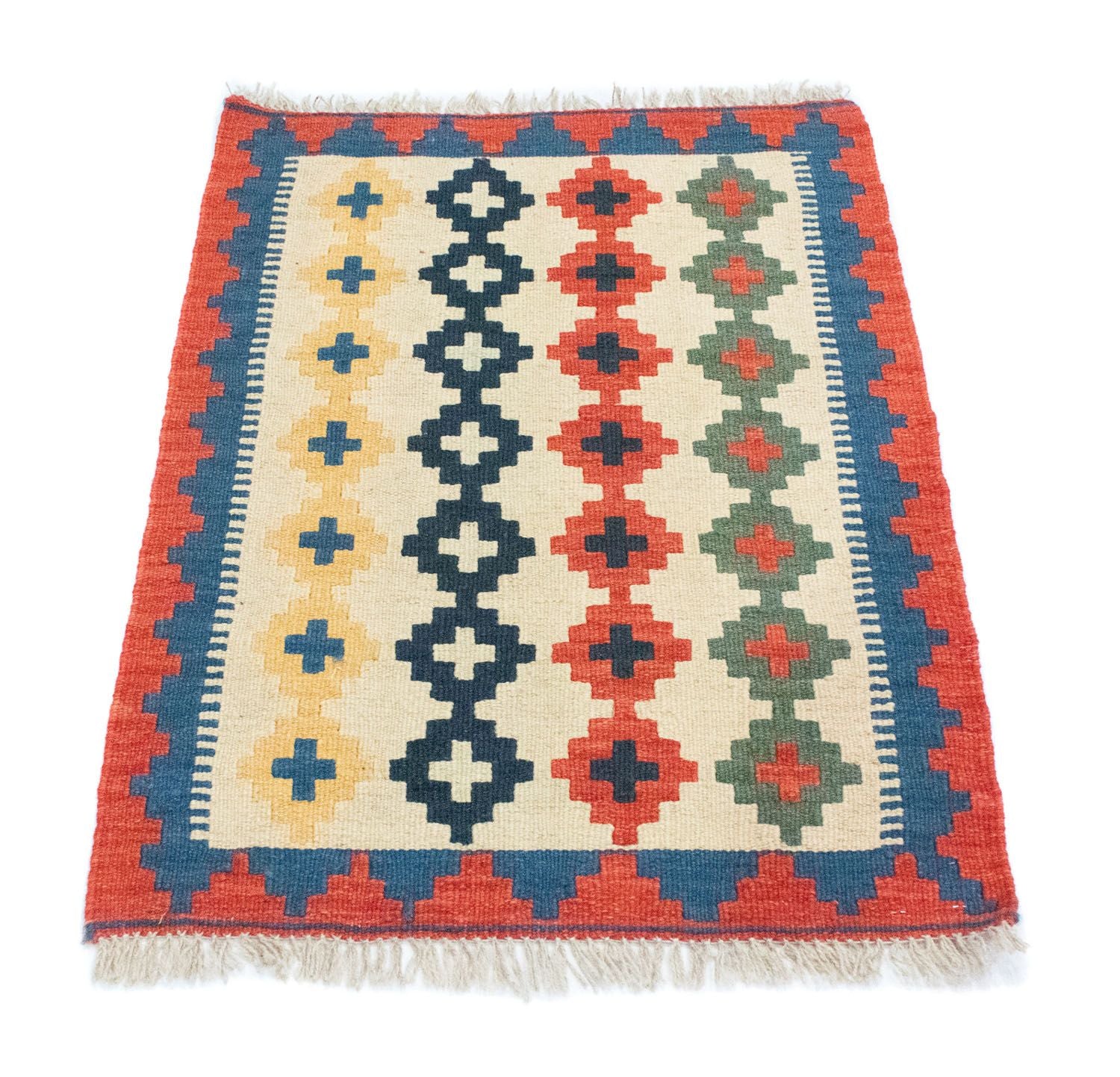 Alfombra Kelim - Oriental - 86 x 62 cm - beige