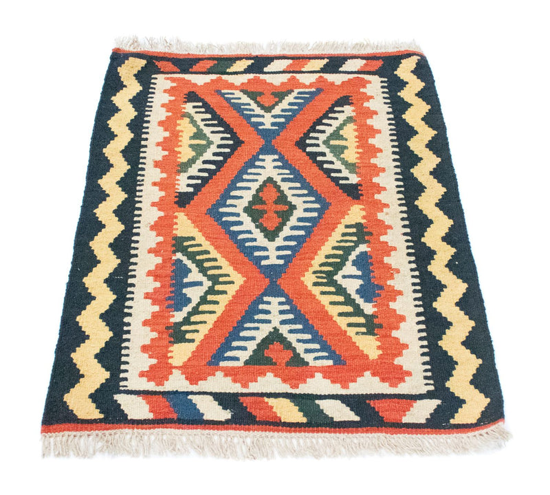 Alfombra Kelim - Oriental - 90 x 65 cm - naranja