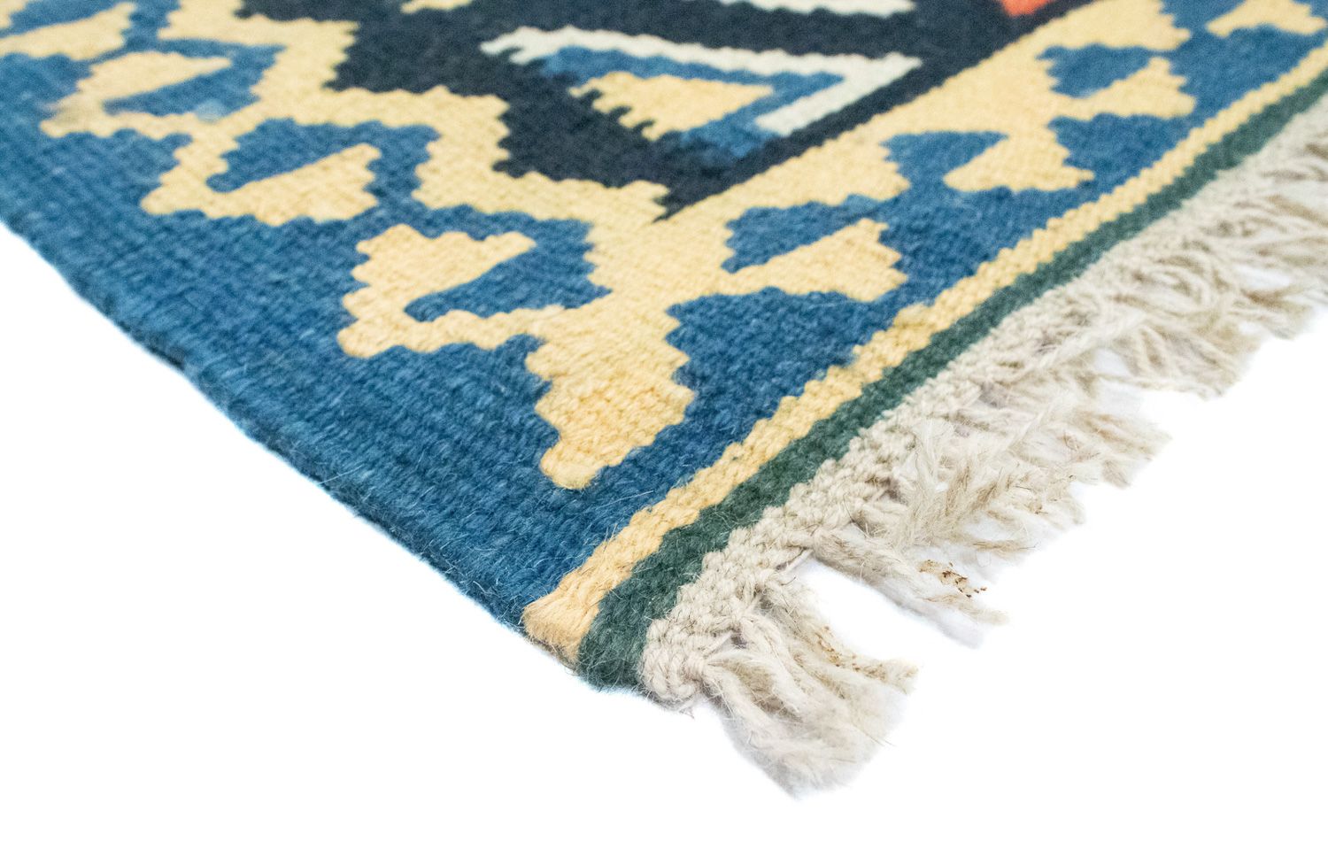 Alfombra Kelim - Oriental - 90 x 60 cm - azul