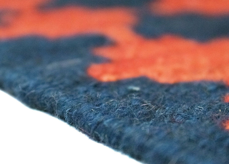 Alfombra Kelim - Oriental - 96 x 64 cm - naranja