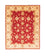 Alfombra Ziegler - 255 x 207 cm - rojo