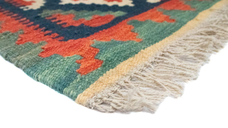 Alfombra Kelim - Oriental - 95 x 65 cm - azul