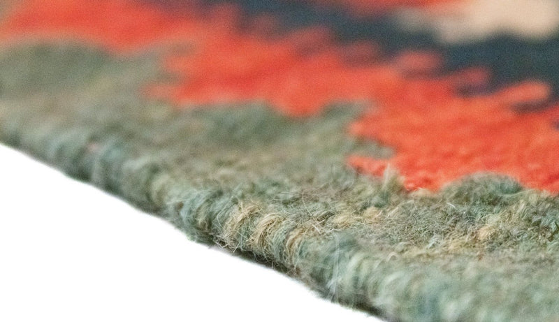 Alfombra Kelim - Oriental - 95 x 65 cm - azul