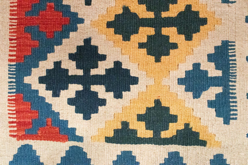 Alfombra Kelim - Oriental - 86 x 61 cm - azul