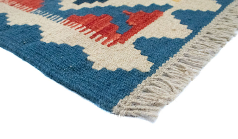 Alfombra Kelim - Oriental - 86 x 61 cm - azul