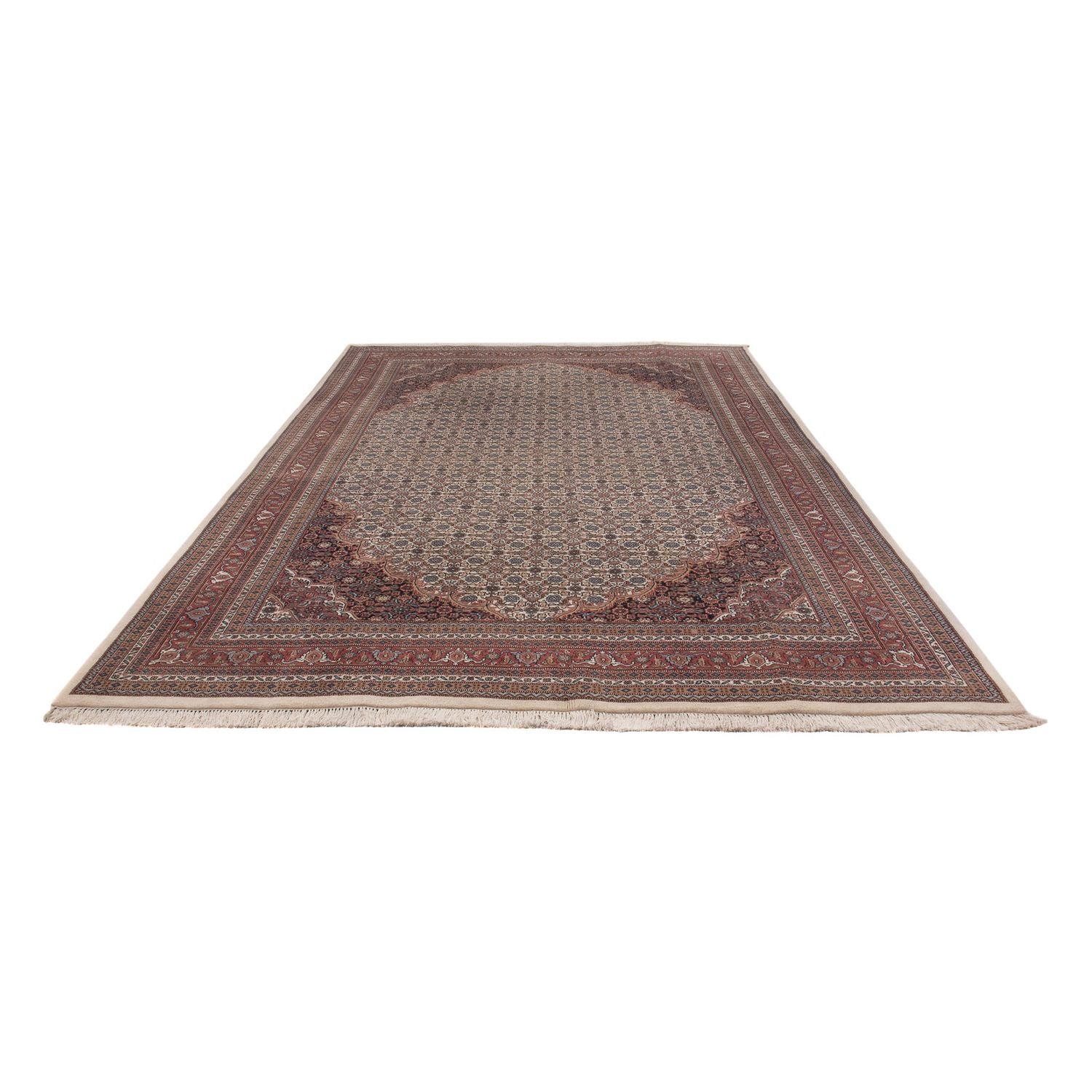 Alfombra oriental - Bidjar - Indus - 347 x 243 cm - beige