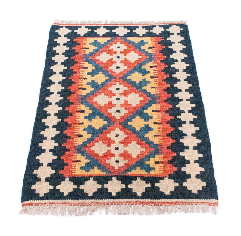 Alfombra Kelim - Oriental - 89 x 60 cm - azul