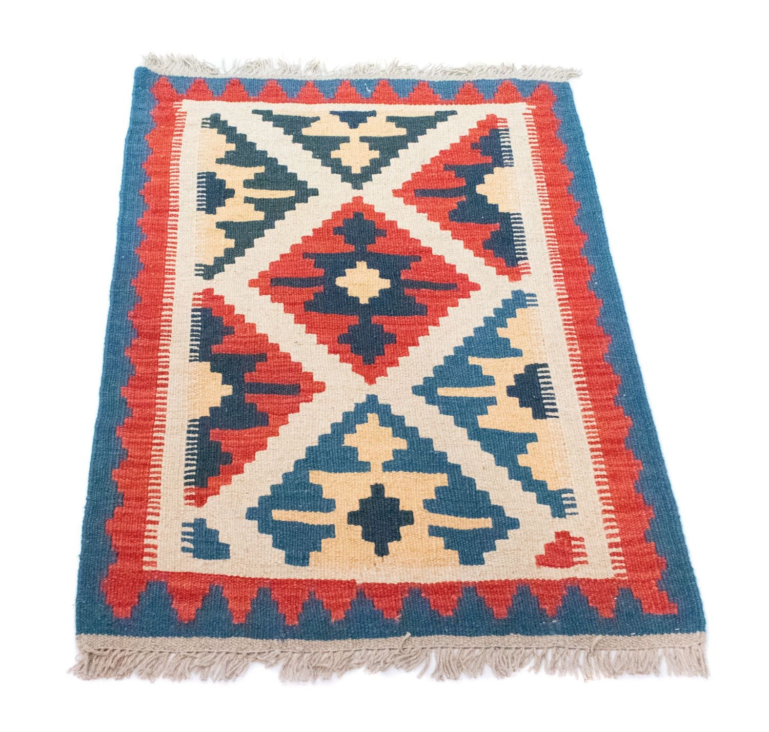 Alfombra Kelim - Oriental - 85 x 64 cm - naranja
