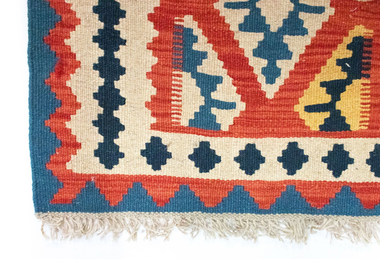 Alfombra Kelim - Oriental - 93 x 67 cm - azul