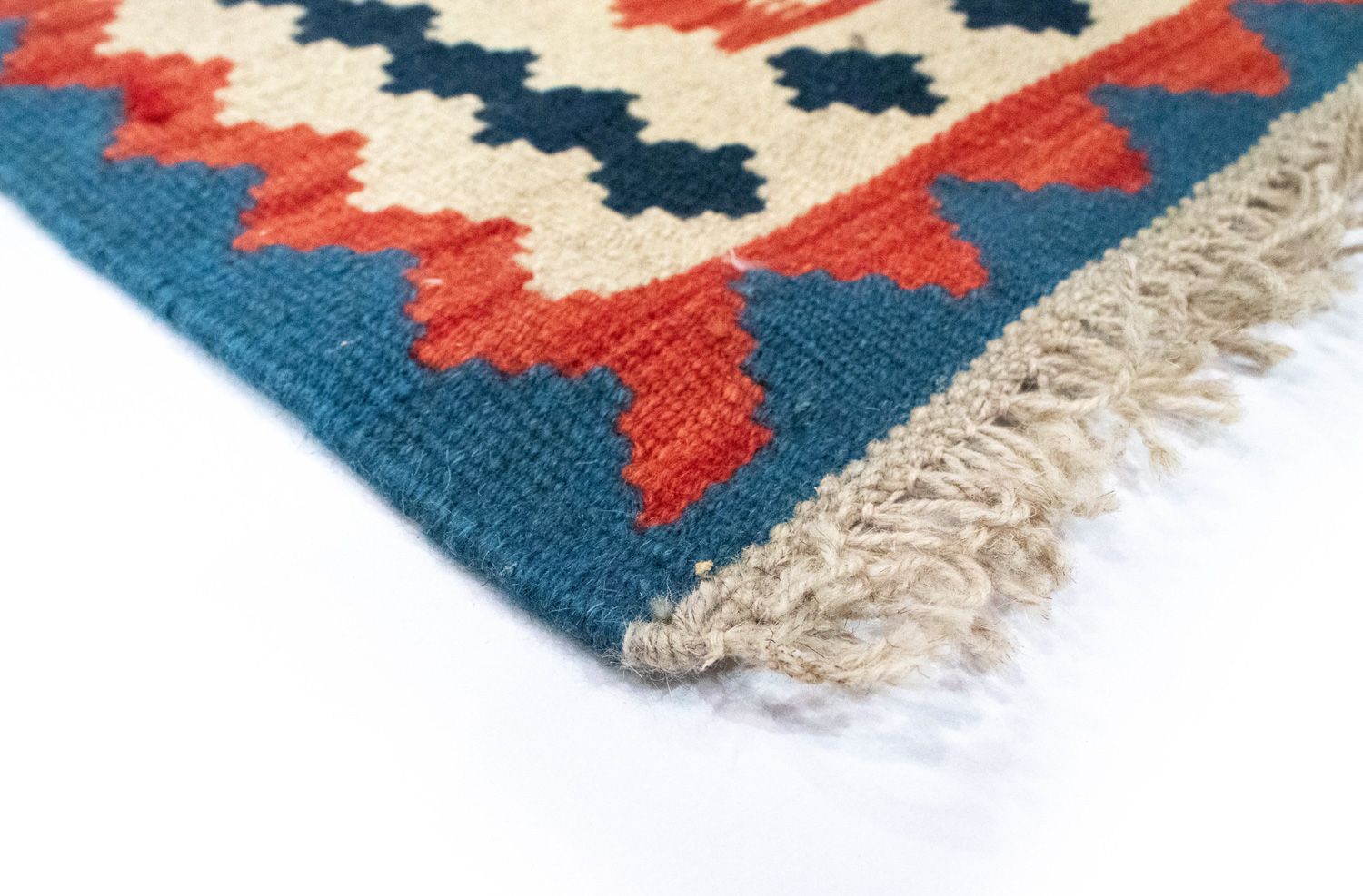 Alfombra Kelim - Oriental - 93 x 67 cm - azul