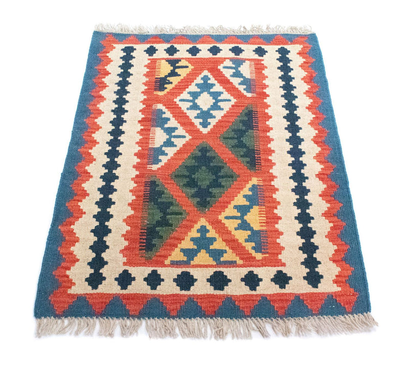 Alfombra Kelim - Oriental - 93 x 67 cm - azul
