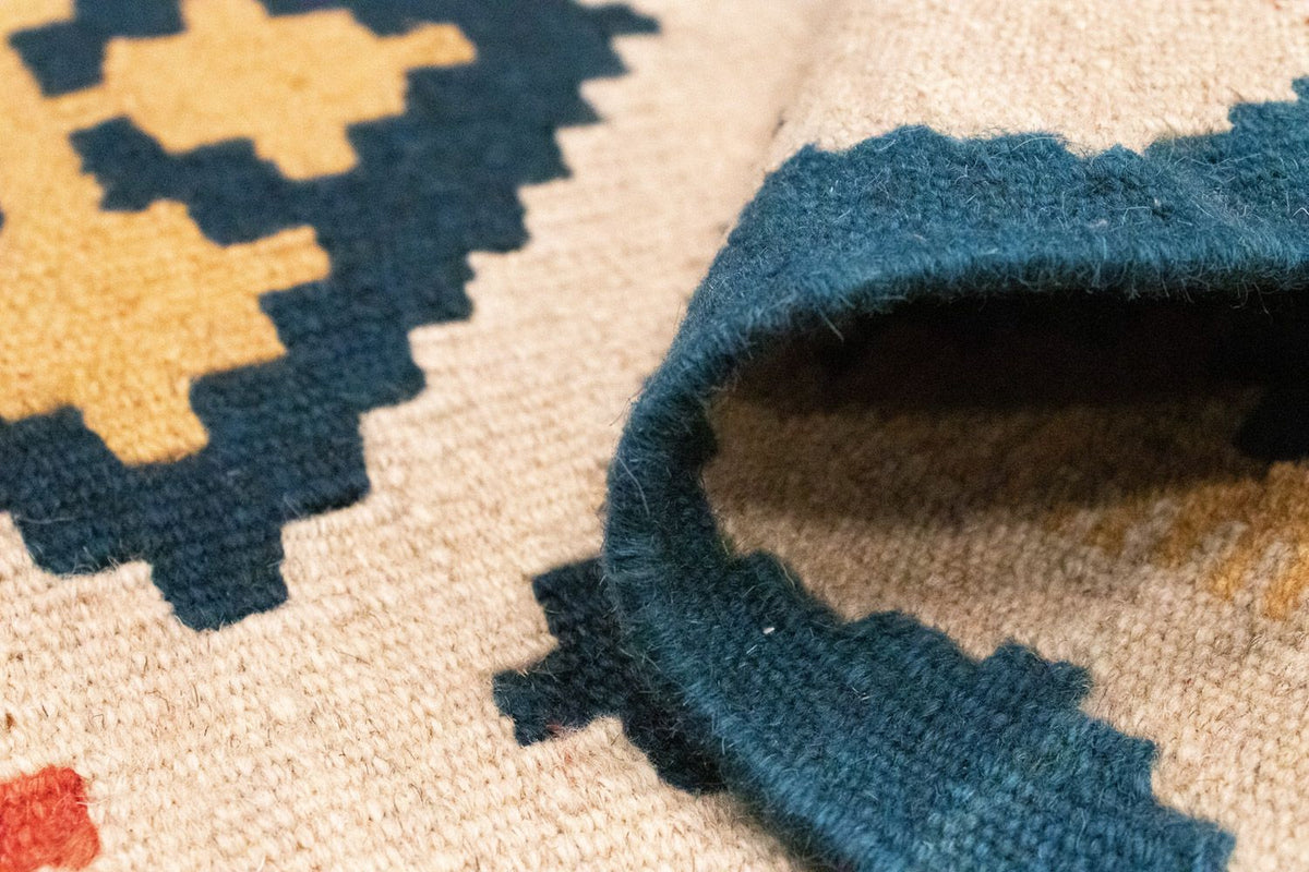 Alfombra Kelim - Oriental - 90 x 60 cm - multicolor