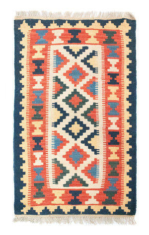 Alfombra Kelim - Oriental - 101 x 63 cm - naranja