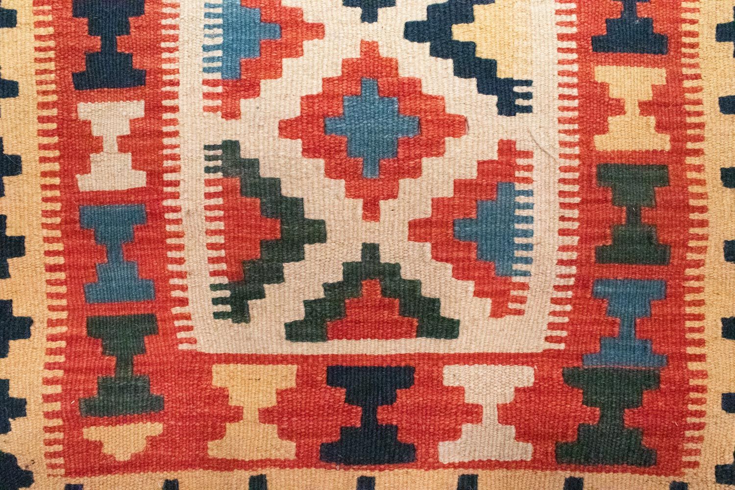 Alfombra Kelim - Oriental - 101 x 63 cm - naranja