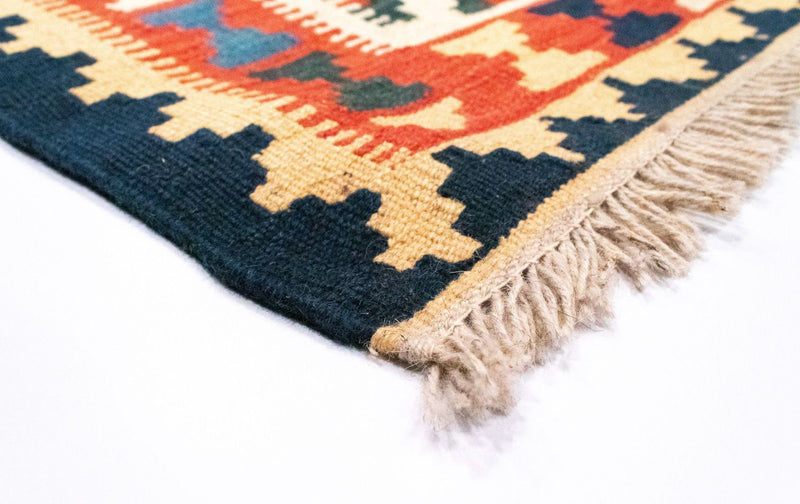 Alfombra Kelim - Oriental - 101 x 63 cm - naranja