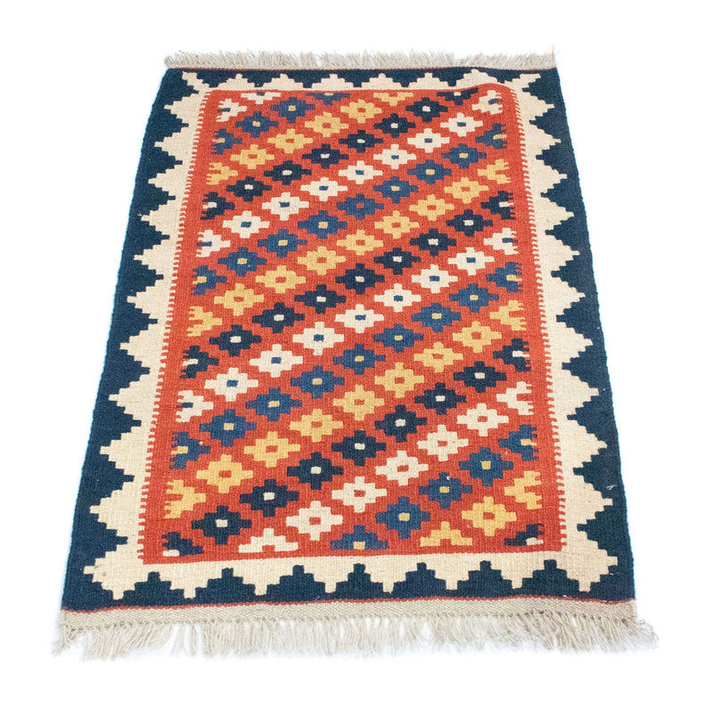 Alfombra Kelim - Oriental - 98 x 65 cm - naranja