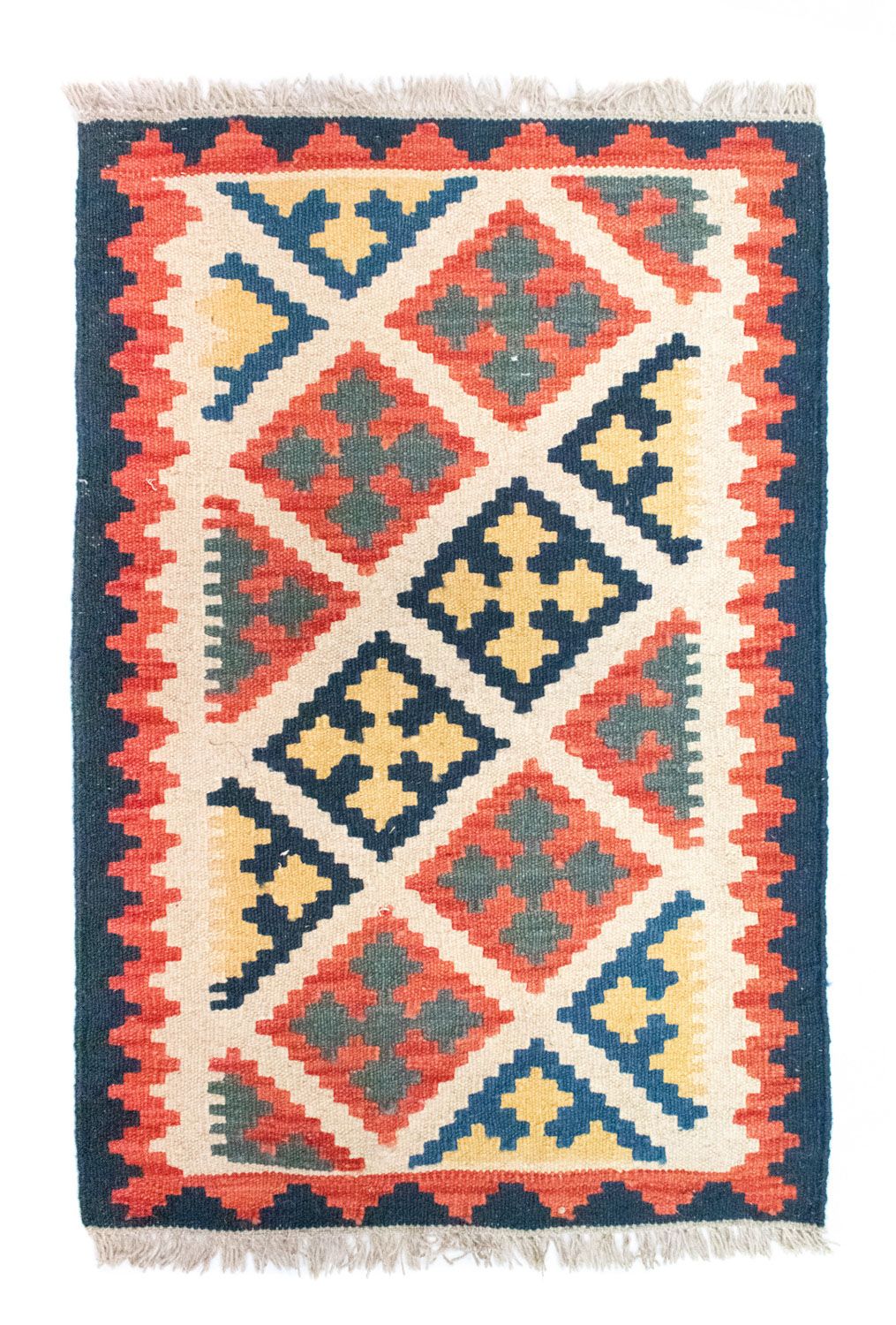 Alfombra Kelim - Oriental - 95 x 65 cm - naranja