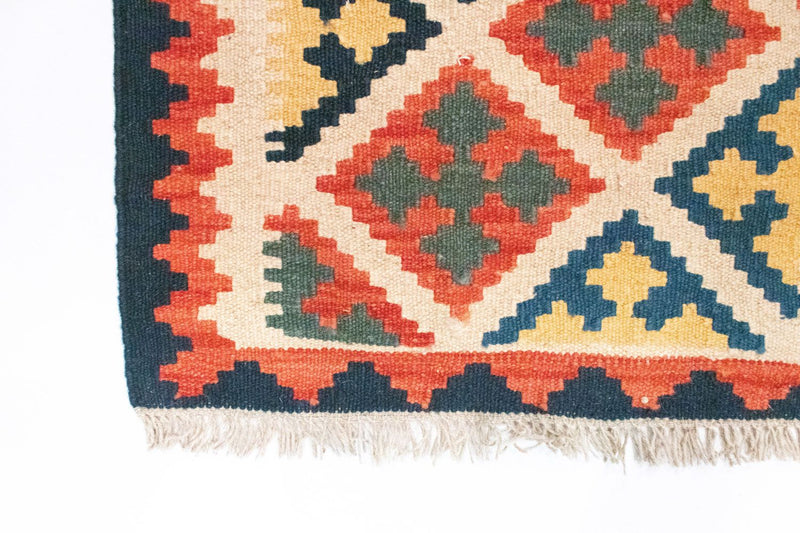 Alfombra Kelim - Oriental - 95 x 65 cm - naranja