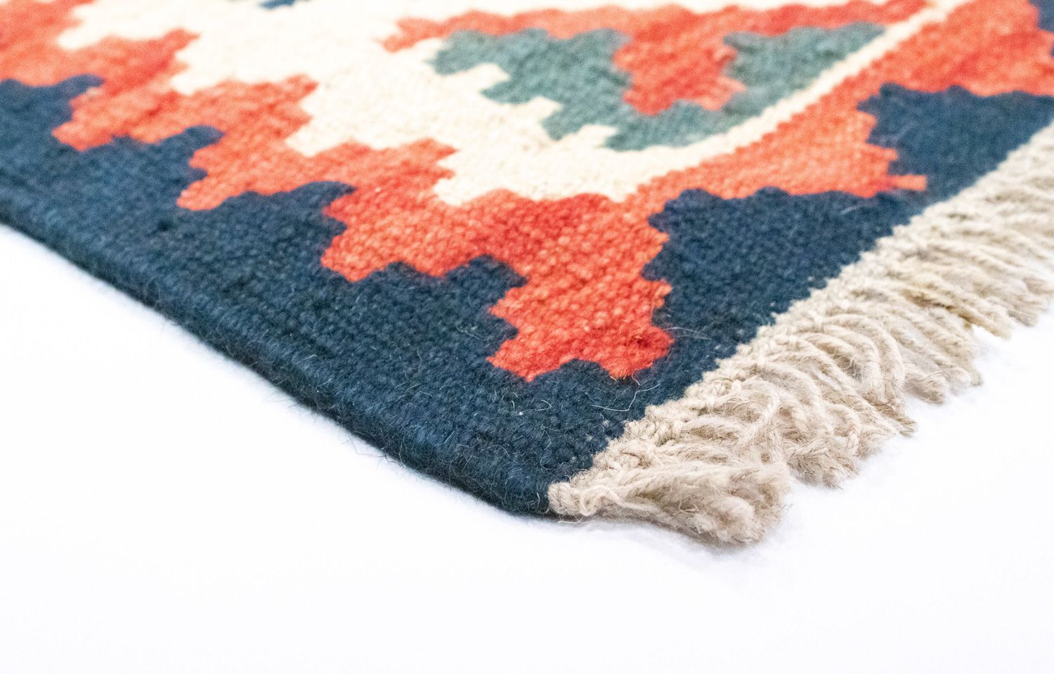 Alfombra Kelim - Oriental - 95 x 65 cm - naranja