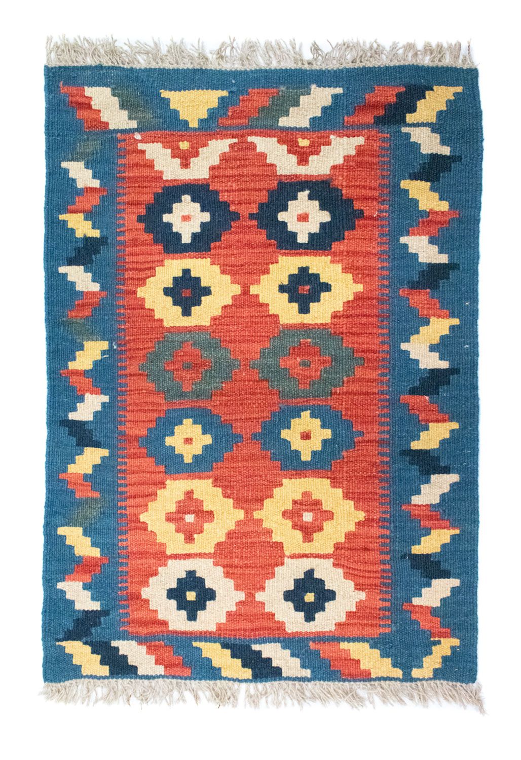 Alfombra Kelim - Oriental - 87 x 62 cm - naranja