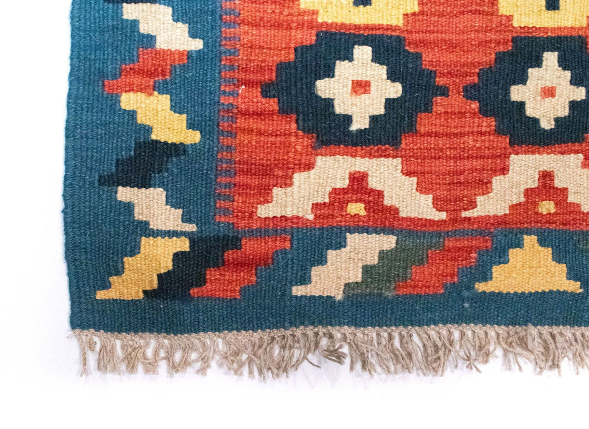 Alfombra Kelim - Oriental - 87 x 62 cm - naranja