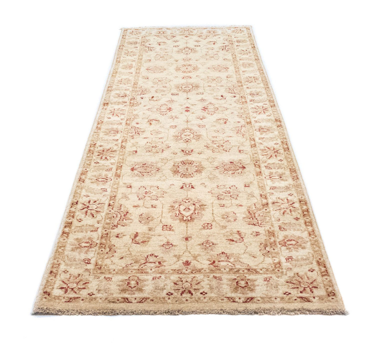 Alfombra de pasillo Alfombra Ziegler - 242 x 81 cm - beige