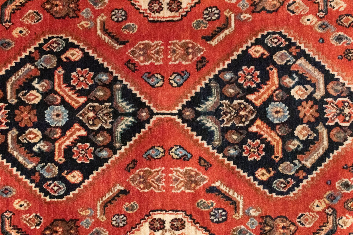 Alfombra de pasillo Alfombra persa - Nómada - 249 x 96 cm - rojo