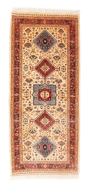 Alfombra de pasillo Alfombra persa - Nómada - 230 x 90 cm - beige