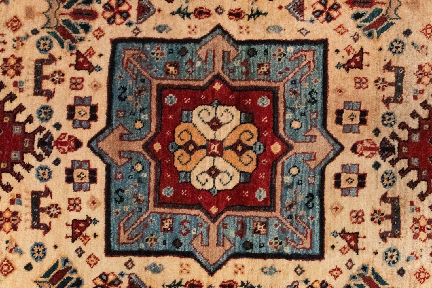 Alfombra de pasillo Alfombra persa - Nómada - 230 x 90 cm - beige
