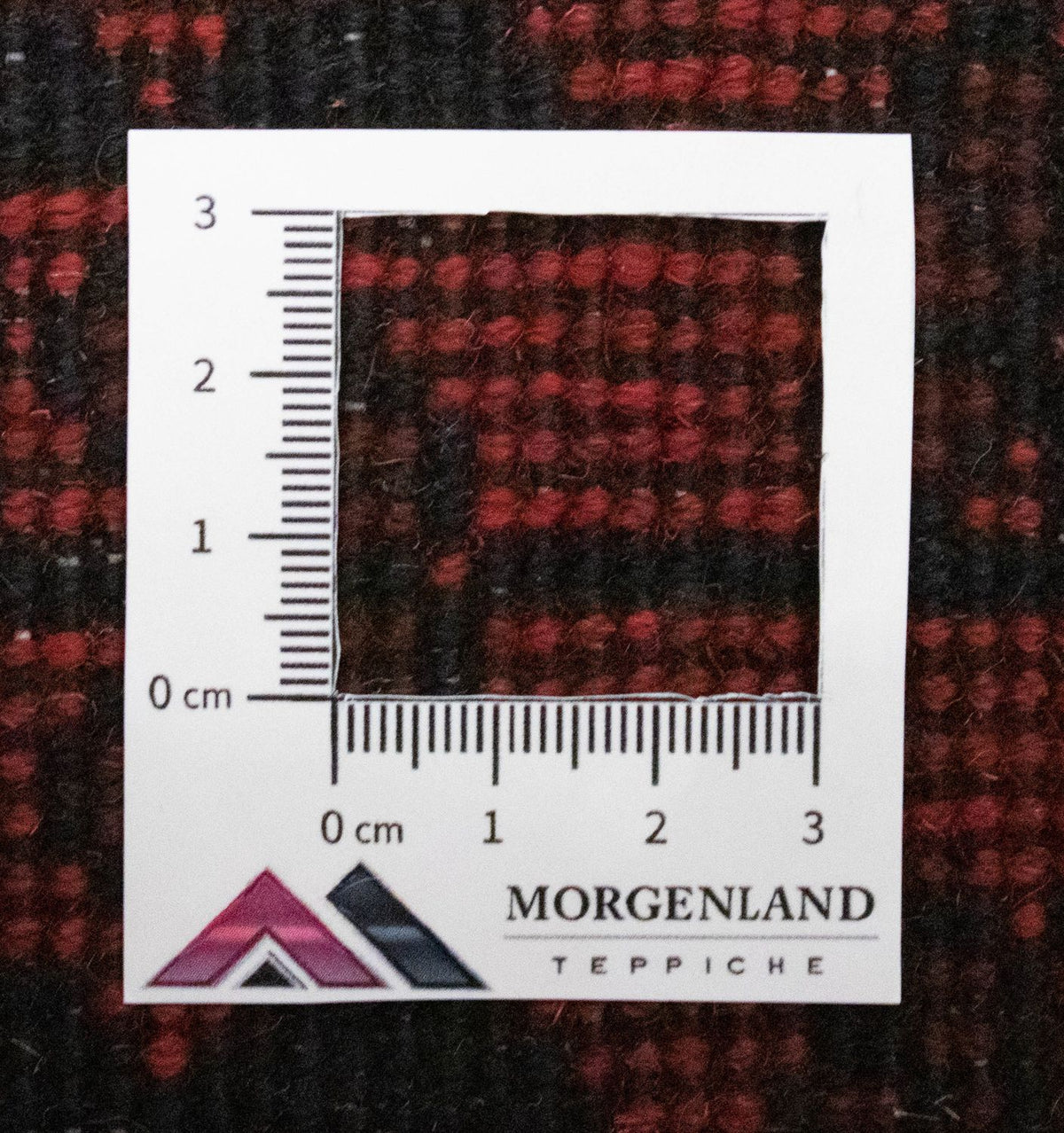 Alfombra de pasillo Alfombra afgana - Kunduz - 189 x 75 cm - rojo