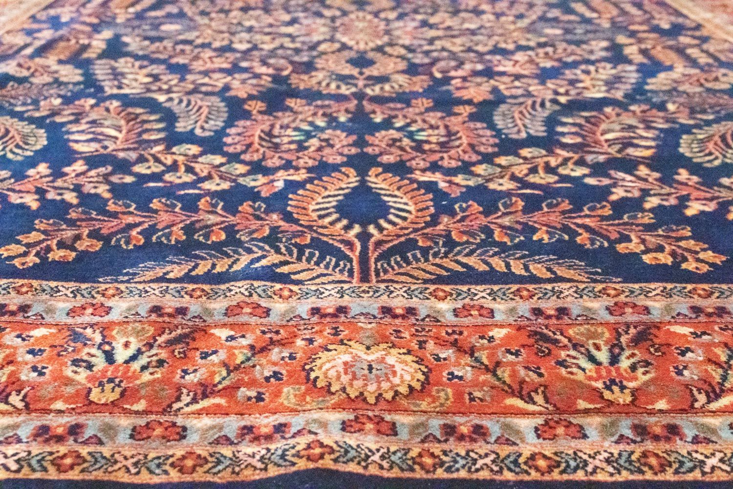 Alfombra persa - Clásica - 300 x 195 cm - azul
