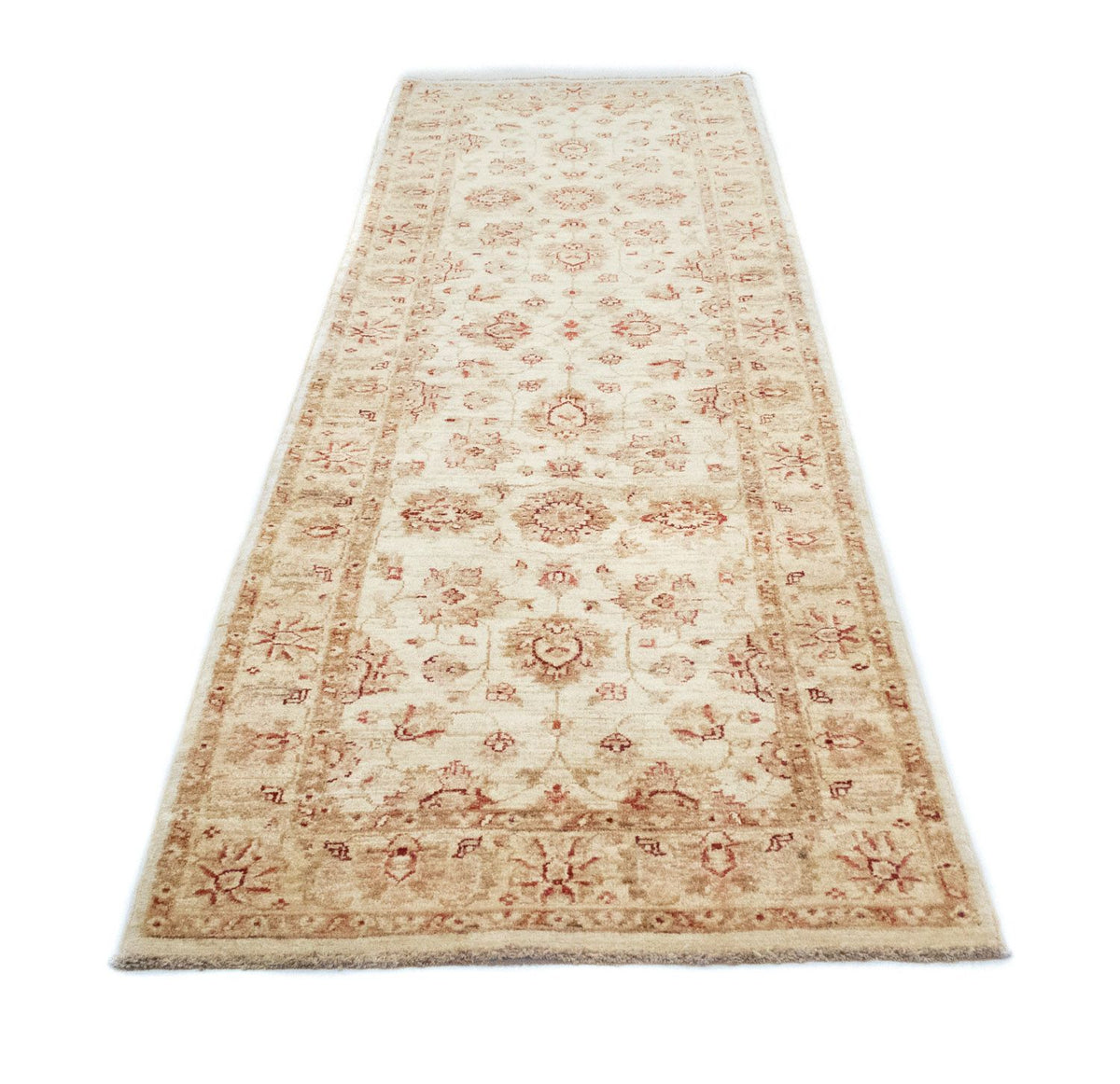 Alfombra de pasillo Alfombra Ziegler - 264 x 81 cm - beige