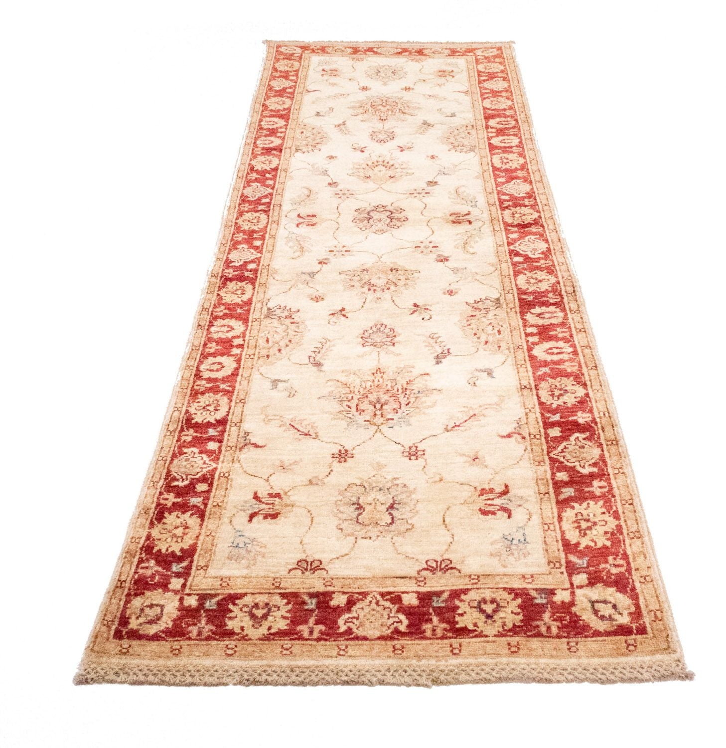 Alfombra de pasillo Alfombra Ziegler - 268 x 82 cm - beige