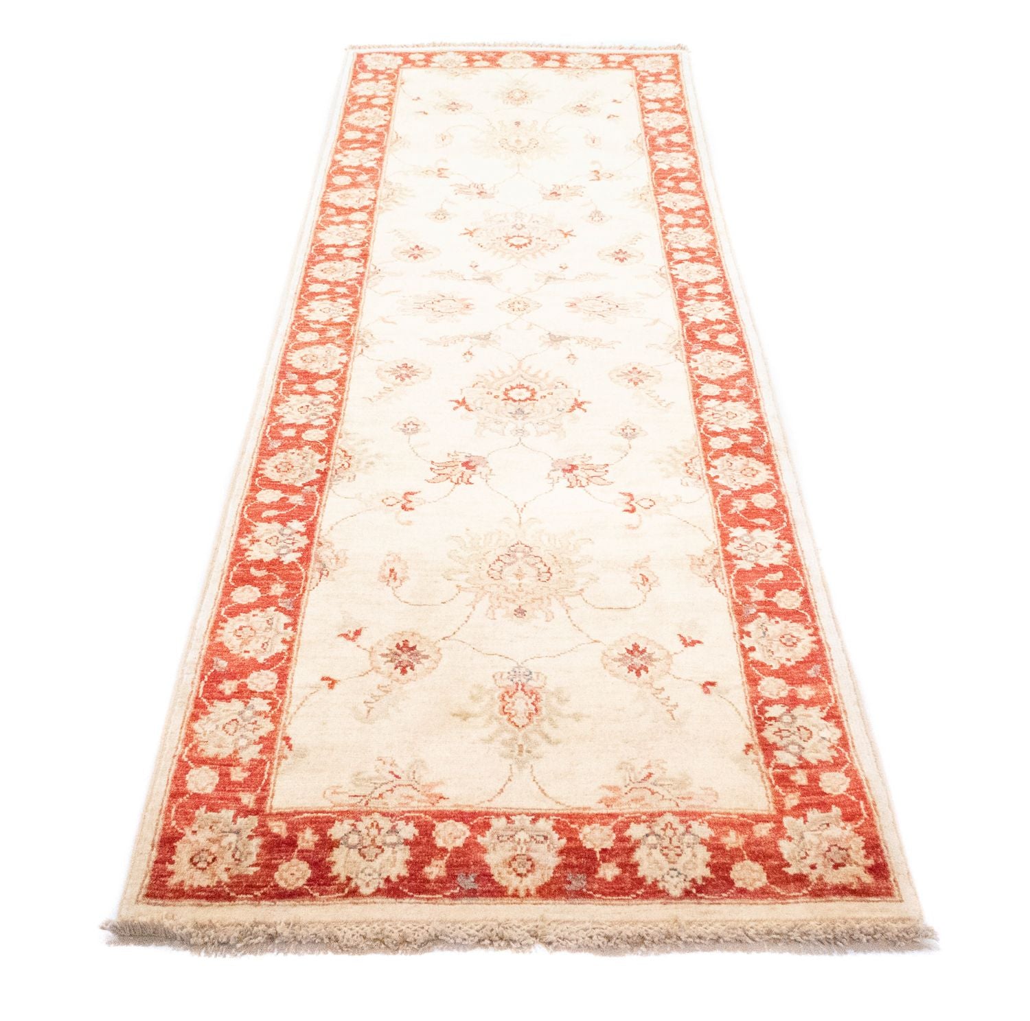 Alfombra de pasillo Alfombra Ziegler - 260 x 78 cm - beige