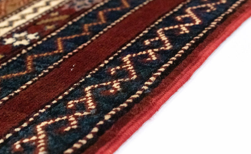 Alfombra Ziegler - 93 x 59 cm - rojo