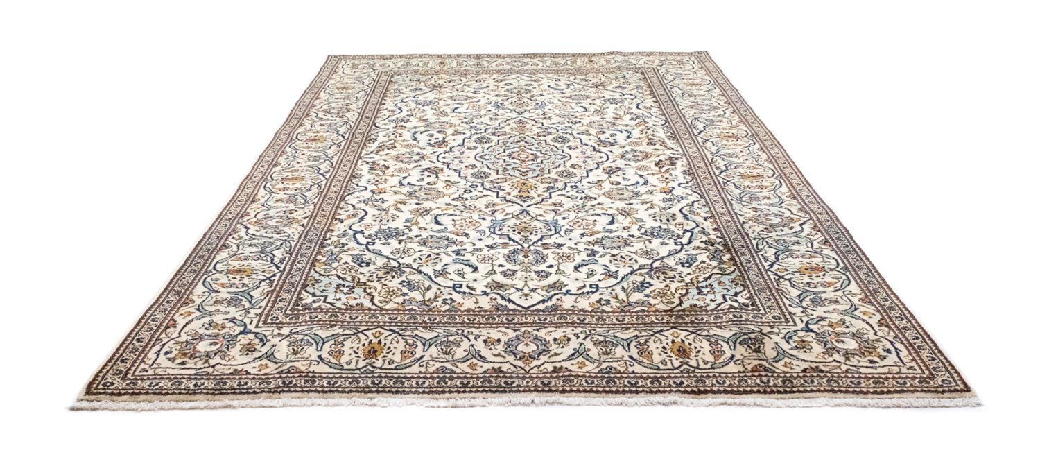 Alfombra persa - Keshan - 292 x 193 cm - beige