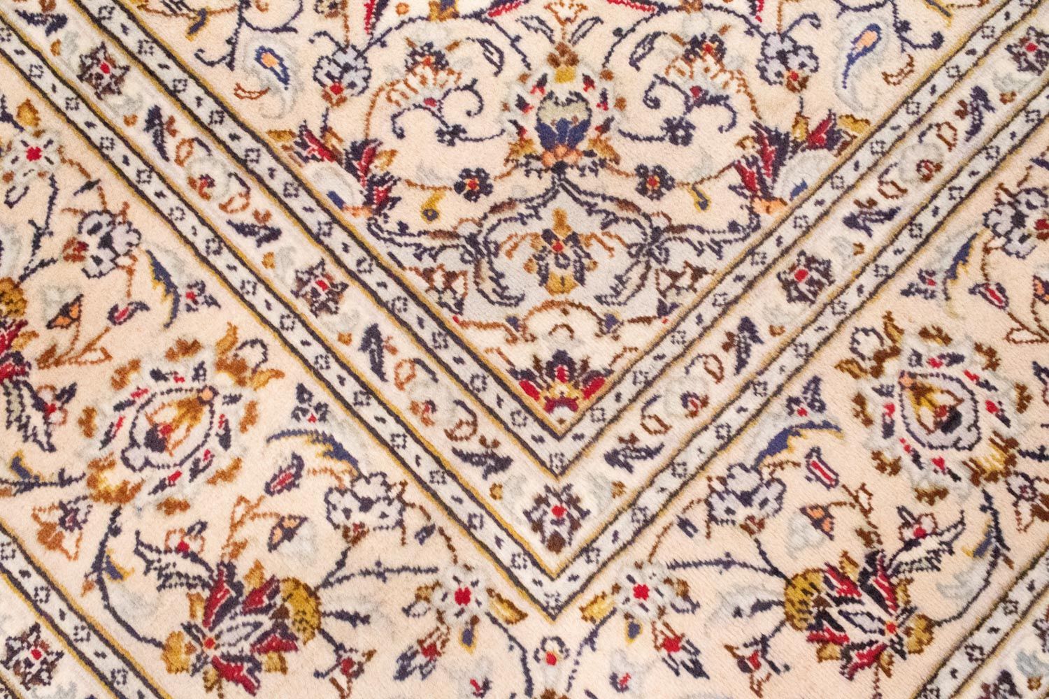 Alfombra persa - Keshan - 305 x 200 cm - beige
