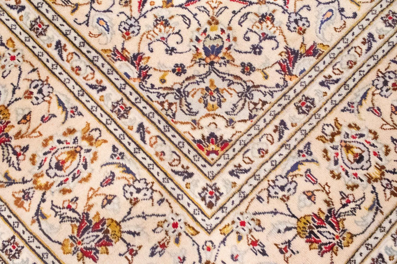 Alfombra persa - Keshan - 305 x 200 cm - beige