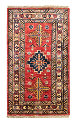 Alfombra Ziegler - Kazak - 107 x 62 cm - naranja