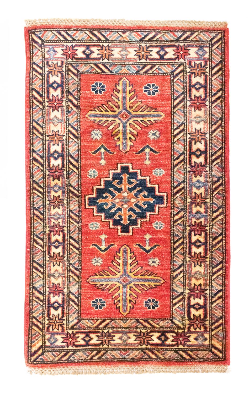 Alfombra Ziegler - Kazak - 106 x 62 cm - naranja