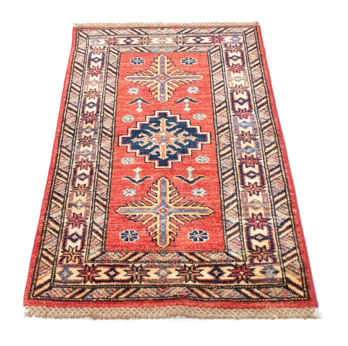 Alfombra Ziegler - Kazak - 106 x 62 cm - naranja