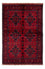 Alfombra afgana - Kunduz - 192 x 128 cm - rojo oscuro