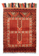 Alfombra afgana 118x174cm - Alfombra oriental - óxido