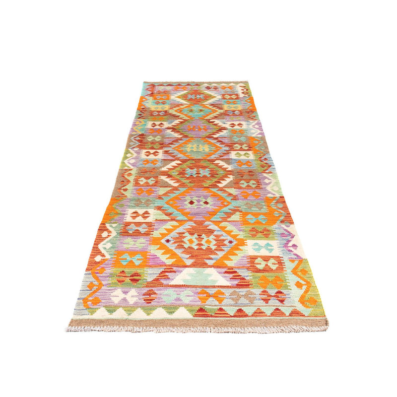 Alfombra de pasillo Alfombra Kelim - Splash - 300 x 82 cm - multicolor