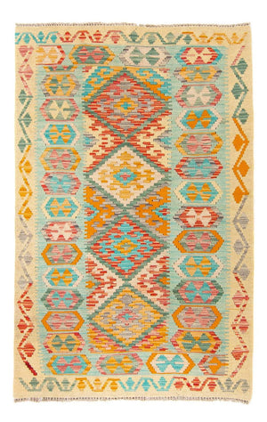 Alfombra Kelim - Splash - 161 x 105 cm - multicolor