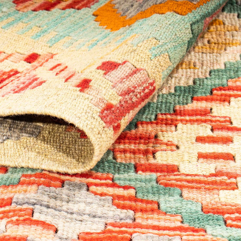 Alfombra Kelim - Splash - 161 x 105 cm - multicolor